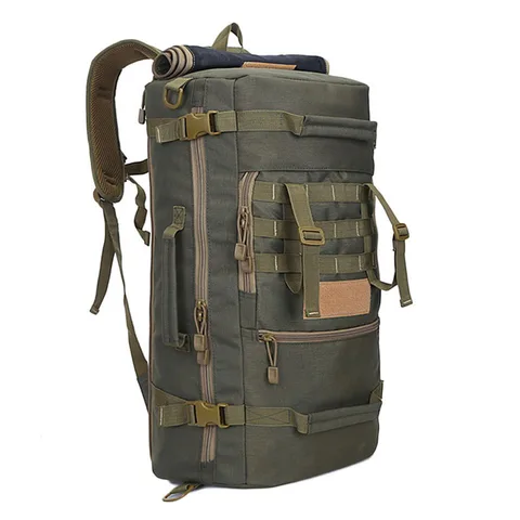 Bolsas de Acampamento Viagem dos Homens Quente Qualidade Superior Nova Militar Tático Mochila Montanhismo Bolsa Caminhadas 50l Mod. 1261637