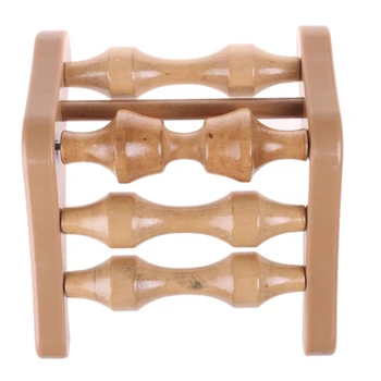 

1pc new Neck massage Squeeze the muscles Solid wood rollers free shipping
