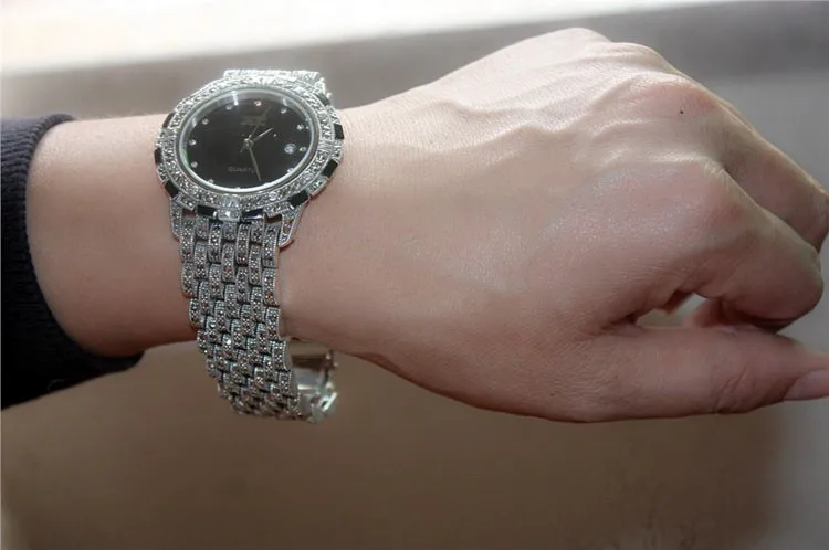Лидер продаж HF бренд ретро S925 серебро мужские часы из настоящего чистого серебра браслет часы Настоящий Серебряный браслет