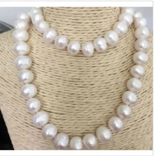 

35" AAA 11-13 MM SOUTH SEA NATURAL White PEARL NECKLACE 14K GOLD CLASP