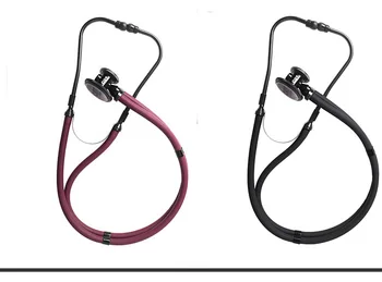 

Black-plated CRT double-barreled versatile dual-use stethoscope fetal heart rate medical FHR