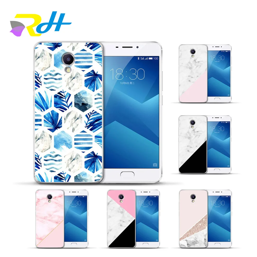 

Cover Case For Meizu U10 U20 M5 Note M5C M3C Pro 6 M3S Max M5S M6 Note M3 Note Cases For meizu Painted marble Capa