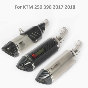 

System Exhaust Full Pipe Motorcycle Exhaust Pipe with DB Killer Silencer Front Connect Link Pipe For KTM 250 390 2017 2018