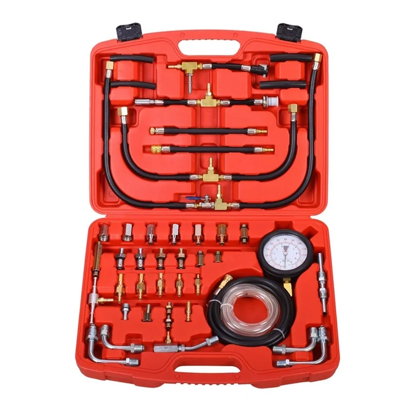 TU-443 Deluxe Manometer Fuel Pressure Gauge Engine Testing Kit Fuel Injection Pump Tester-136-1-3