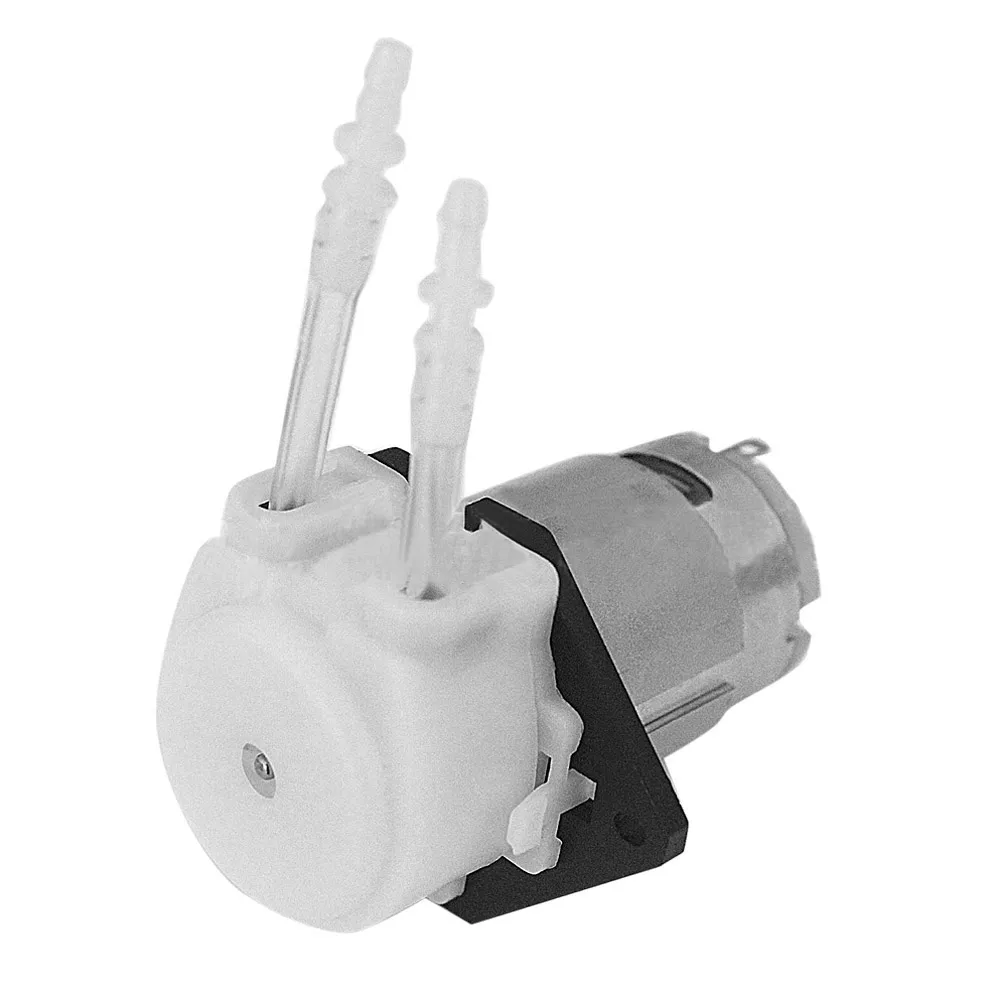 

Self priming Mute Water Pump DC 12V 24V Liquid Pump Micro Lab Dosing Head Analytical Peristaltic Pump For aquarium, chemicals