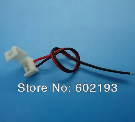 

Led Strip Connector 10mm no need soldering for SMD 5050 Led strip in 15cm Long Wire