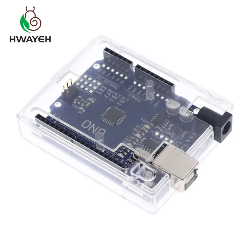 Transparent Acrylic Case Housing Cover for Arduino Uno R3