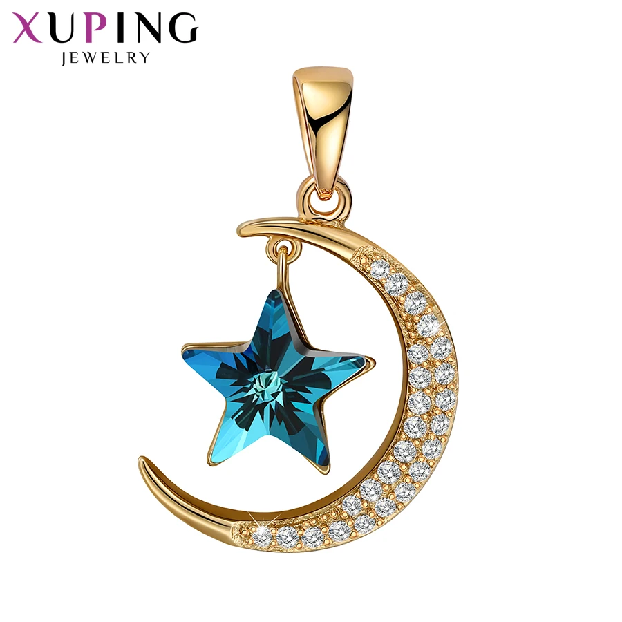 Подвески в форме звезды Xuping из кристаллов Swarovski изысканные ювелирные изделия вечерние подарки на день святого Валентина для дам M3/M4/M7/-30198