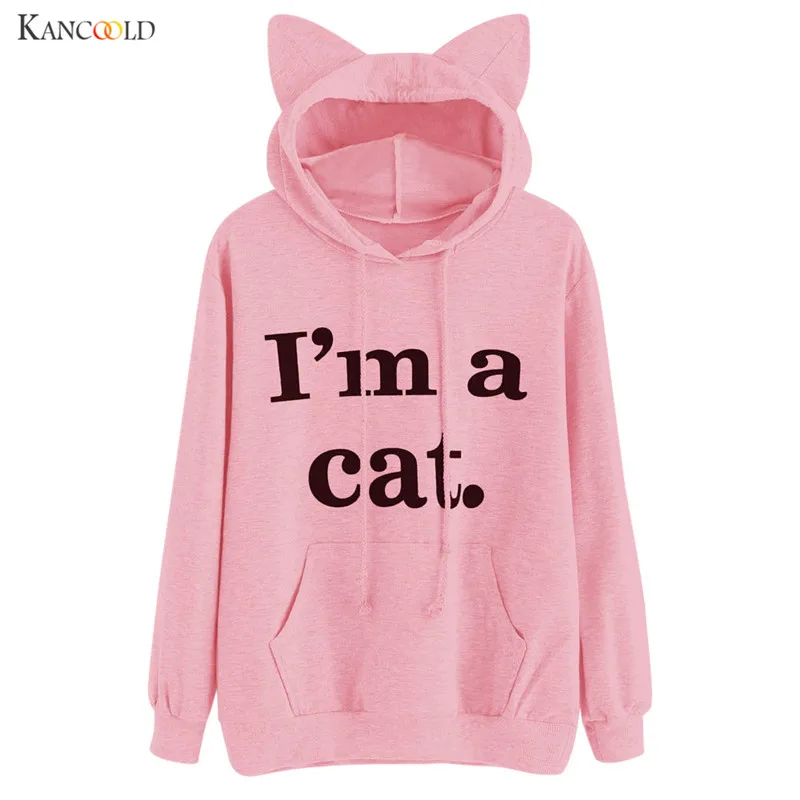 Buy New Novelty Women Hoodies Fashion Cat Ear
