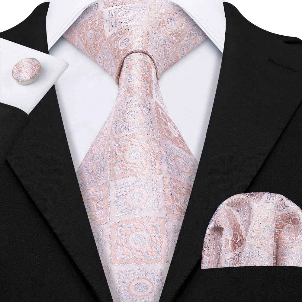 100 Colors Mens Silk Tie Necktie Set Red Blue Green Brown Pink Gold Wedding Prom