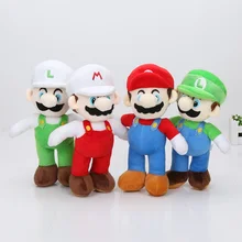 1" 25 см Супер Марио плюшевые куклы Супер Марио мягкие плюшевые Марио Луиджи Марио bros плюшевые игрушки