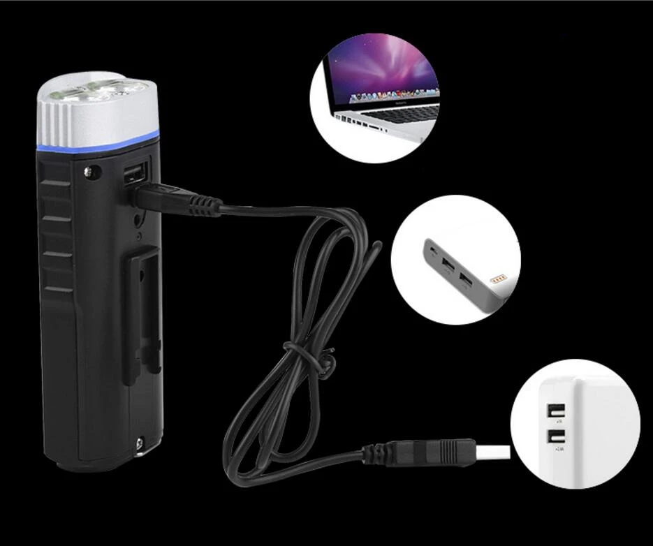 Perfect Bicycle light bike front light headlights USB charging COB highlight lights mountain USB charge bike accessories F1132YQ 10