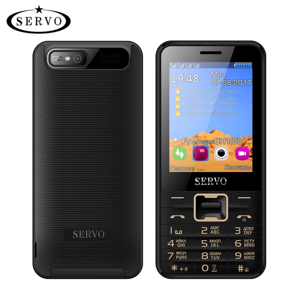 Tanie Quad Sim telefon komórkowy czterozakresowy 2.8 cala 4 karty Sim 4 telefon w trybie gotowości bluetooth z latarką MP3 MP4 GPRS klawiatura w języku rosyjskim
