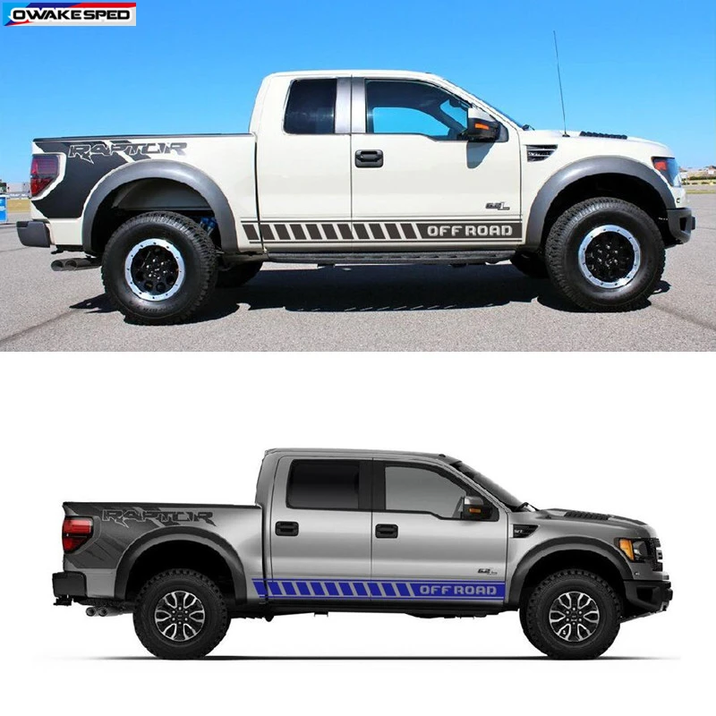 Наклейка на дверь автомобиля боковая декорация для Ford F 150 внедорожная графика