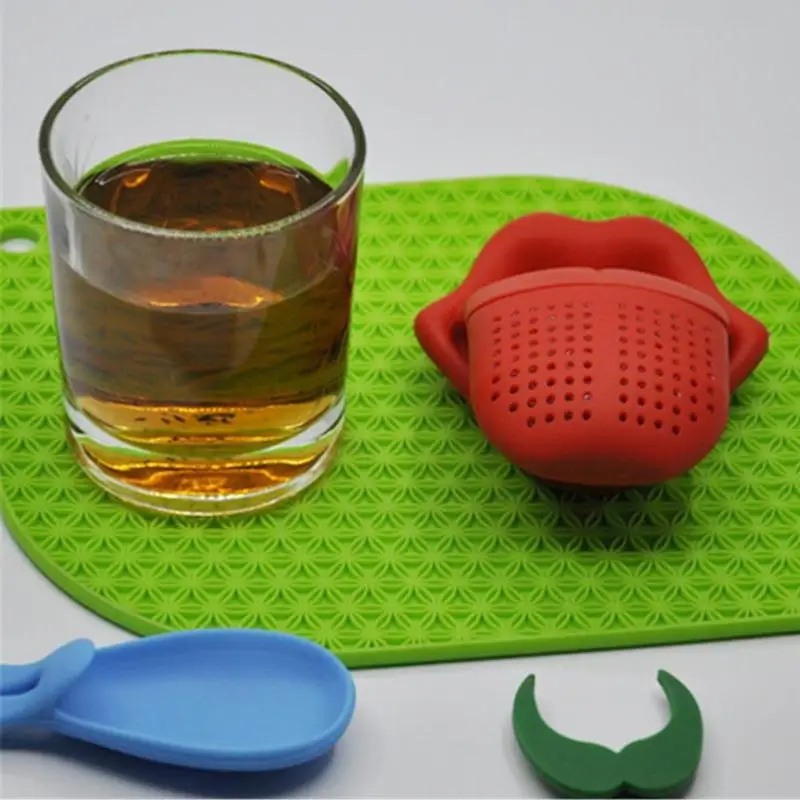 Creative Silicone Tongue Infuser Loose Tea Leaf Strainer Herbal Filter