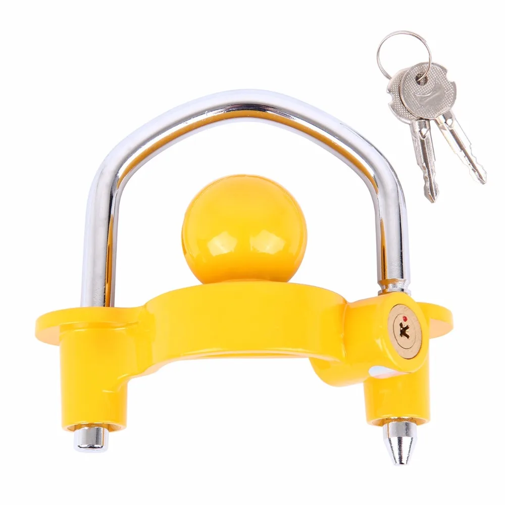(Ship from UK) Heavy Duty Steel Ball Tow Hitch Lock Kit for Towing Caravan/Trailer Security in