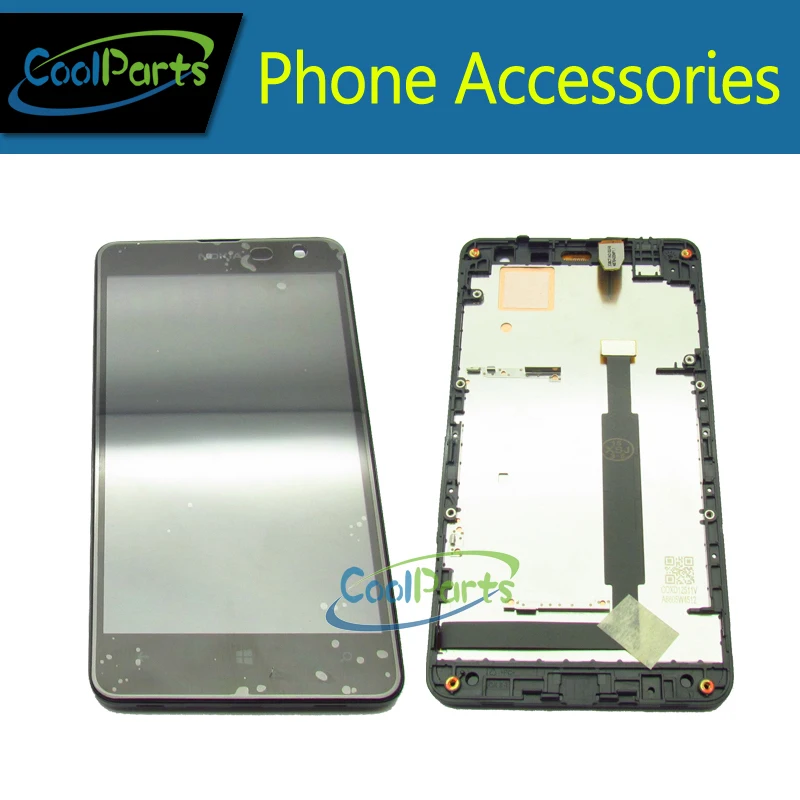 

High quality Black Color Replacement Part For Nokia Lumia 625 N625 LCD Display and Touch Screen Digitizer With Frame 10PC/Lot