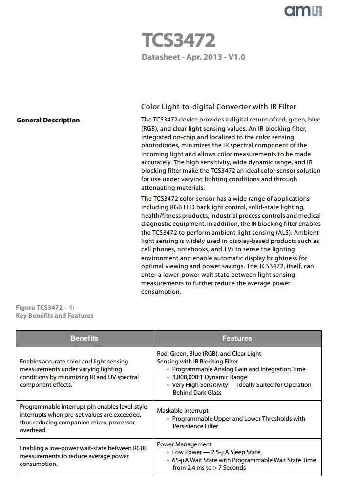 TCS34725FN INFO