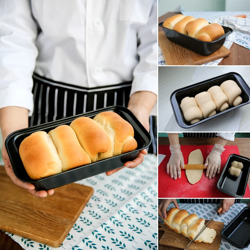 Высокое качество тост форма для печи коробка прямоугольный поднос Brownie кухонные аксессуары выпечки торта инструмент металлическая Закусочная