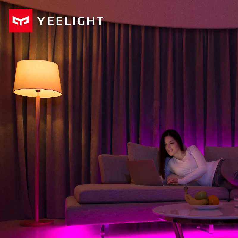 Новая обновленная версия Xiaomi Yeelight Smart Светодиодный светильник E27 10 Вт 800lm wifi лампа для настольной лампы спальни через приложение дистанционное управление белый/RGB
