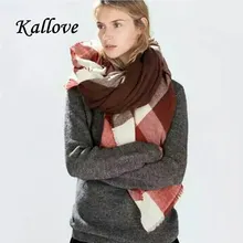za major Winter 2017 Tartan Scarf Plaid Scarf cuadros New Designer Unisex Acrylic Basic Shawls Women