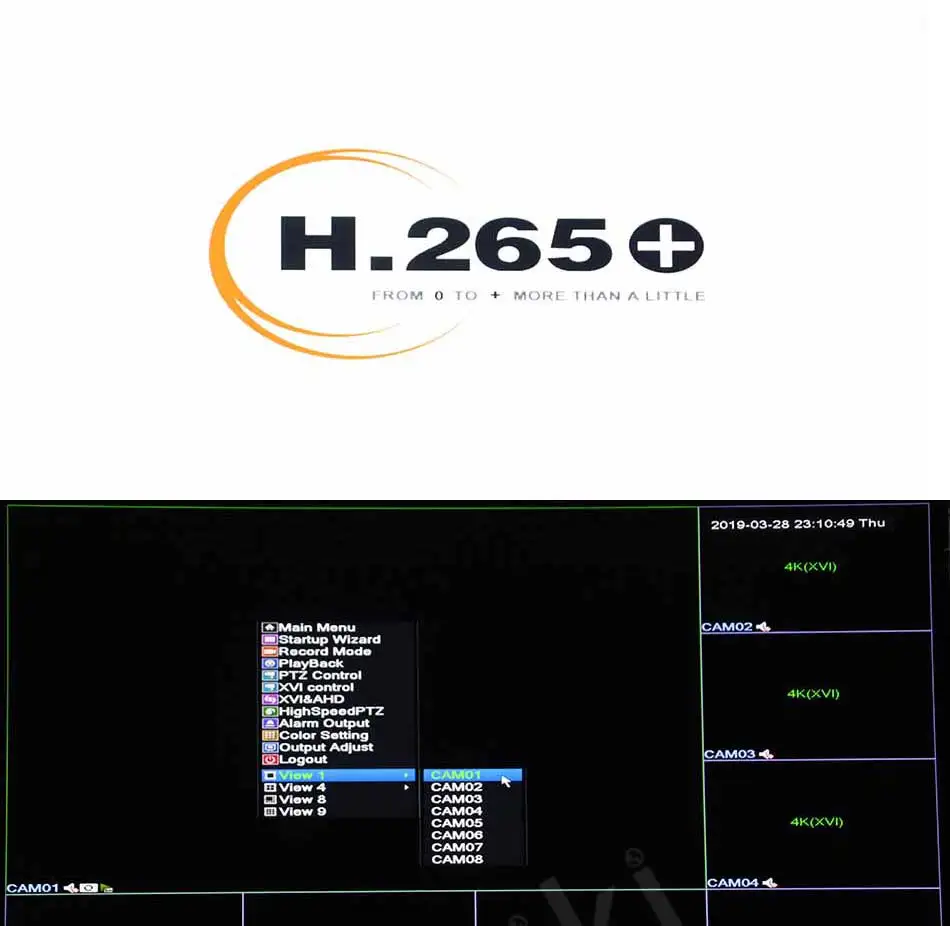 H.265+/H.264 8ch AHD DVR 4K CCTV 8Ch 4 K/5MP гибридный видеорегистратор безопасности камера Onvif Coxial контроль P2P XVI/AHD/TVI/CVI/CVBS/IP