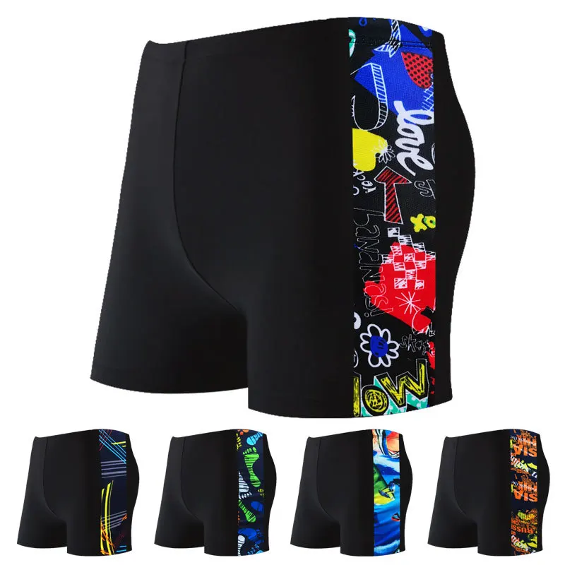 

Large size Mens Swim Trunks Swimwear Men Swim Shorts Summer Beach Shorts Boxer Swimming Trunks Plus Men Swimsuit