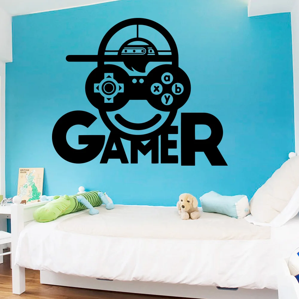 

Fun boy play game Wall Sticker Removable Diy Wallpaper for boys room School Decoration Wall Stickers poster