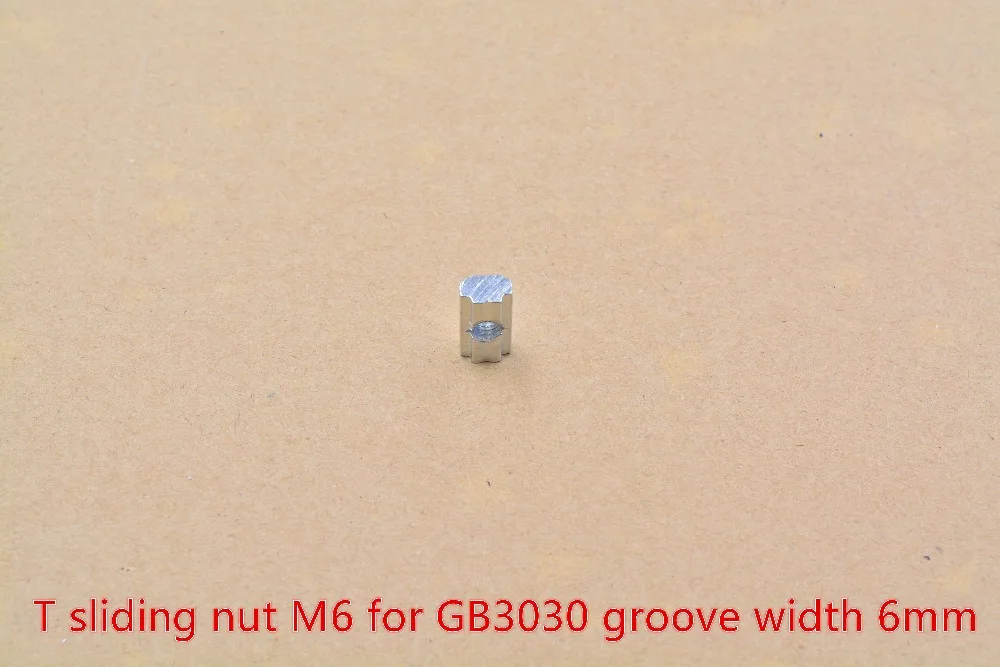 

T slider nut block M6 slide t nut for GB1530 GB1560 GB3030 GB3060 GB3090 aluminum profile slot 6mm cnc part 1pcs