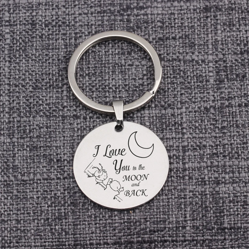 Сумка Charm I Love You To The Moon And Back Couples сувенир память подарок подруге на день рождения 1