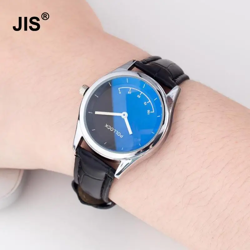 Лидер продаж Мода Blue Ray Водонепроницаемый кожа кварцевые часы Наручные часы наручные часы для Для мужчин Для женщин пара влюбленных