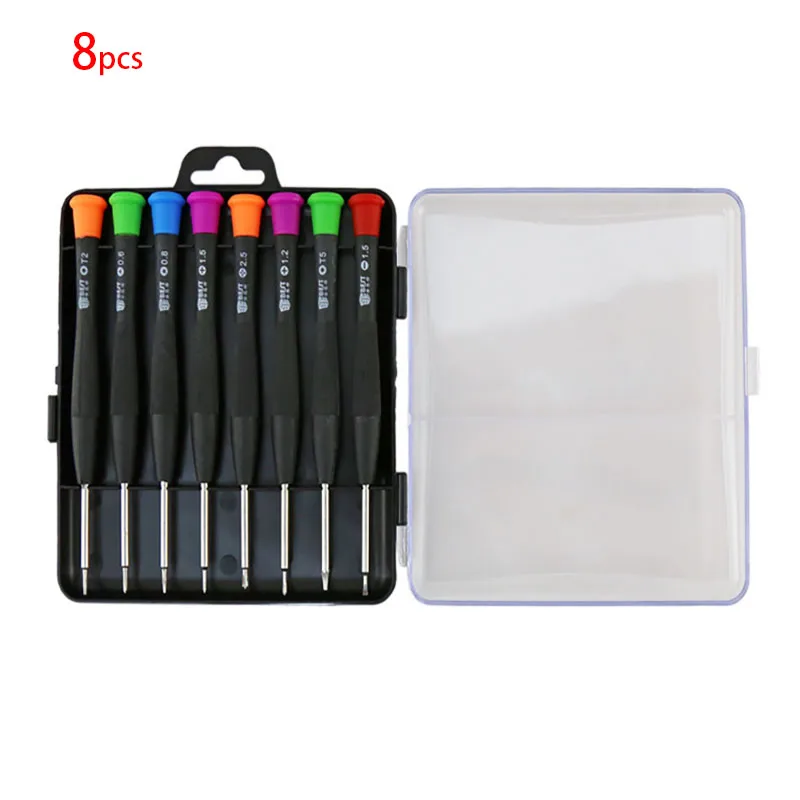 

Multifunctional Precision Screwdriver 8pcs Set For iPhone Laptop Mini Electronic Screwdriver Bits Repair Tools Kit Set