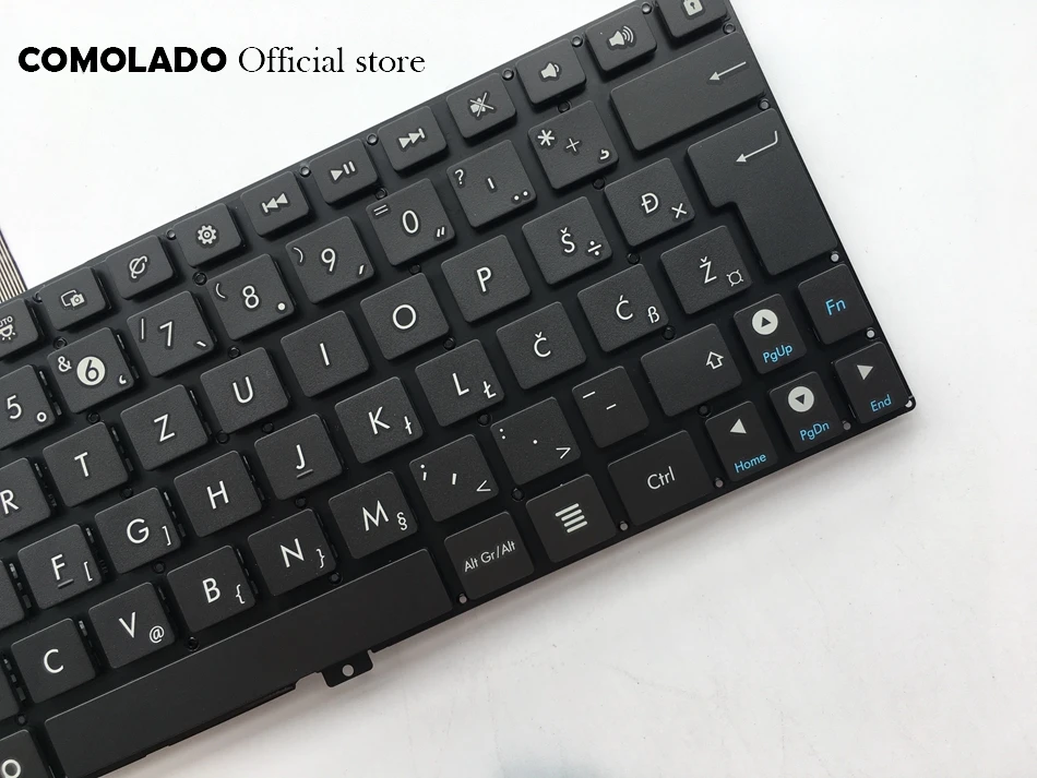 WB West Balkans Keyboard For ASUS EPad EeePAD TF201 TF300T TF300TL TF300TG without frame black keyboard WB Layout (2)