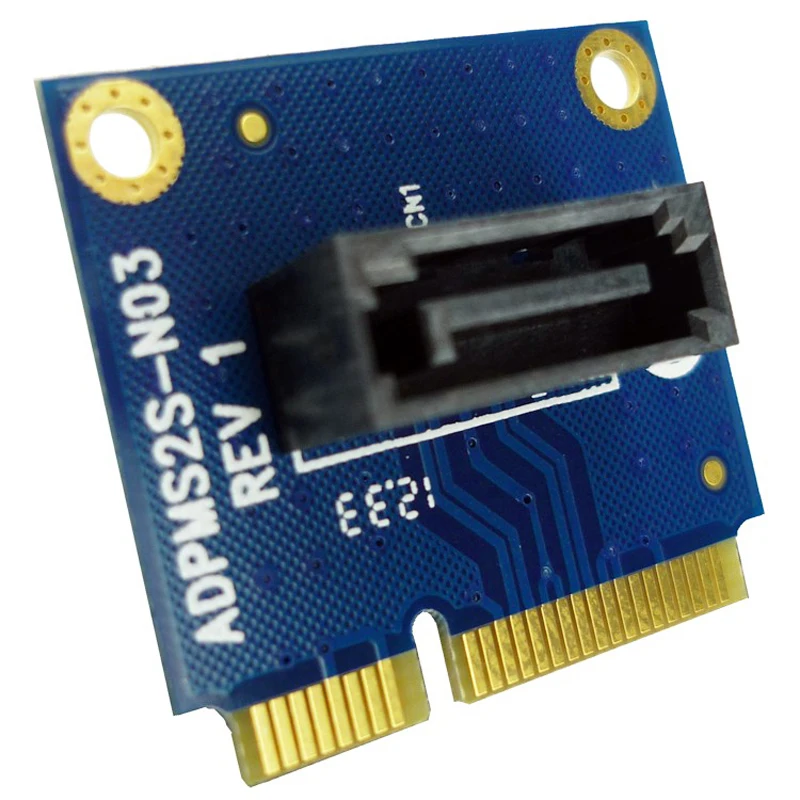 

New mSATA Mini SATA SSD To 7Pin SATA HDD Convert Card Adapter Wholesale