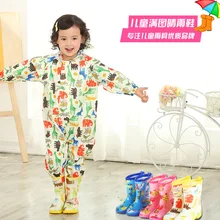 3 цвета, 14-21 см, детские непромокаемые сапоги, новые детские теплые сапоги с рисунками для игры, снега, дождя, рыбалки, обувь для мальчиков и девочек