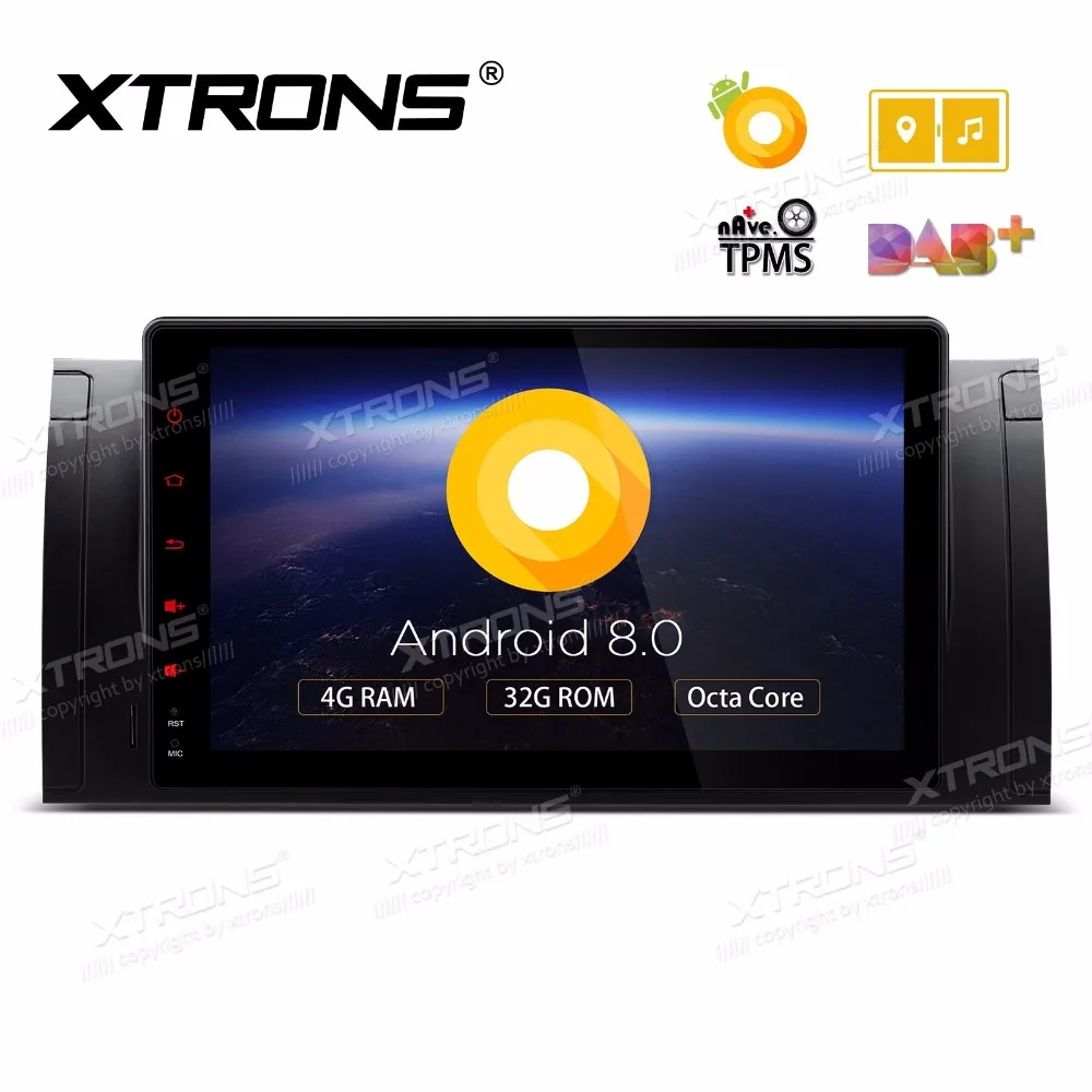 Clearance 9" Android 8.0 OS Car Multimedia GPS Radio for BMW X5 E53 1999-2006 & E39 M5 1999-2003 & E39 1995-2003 with 4GB RAM 32GB ROM 1