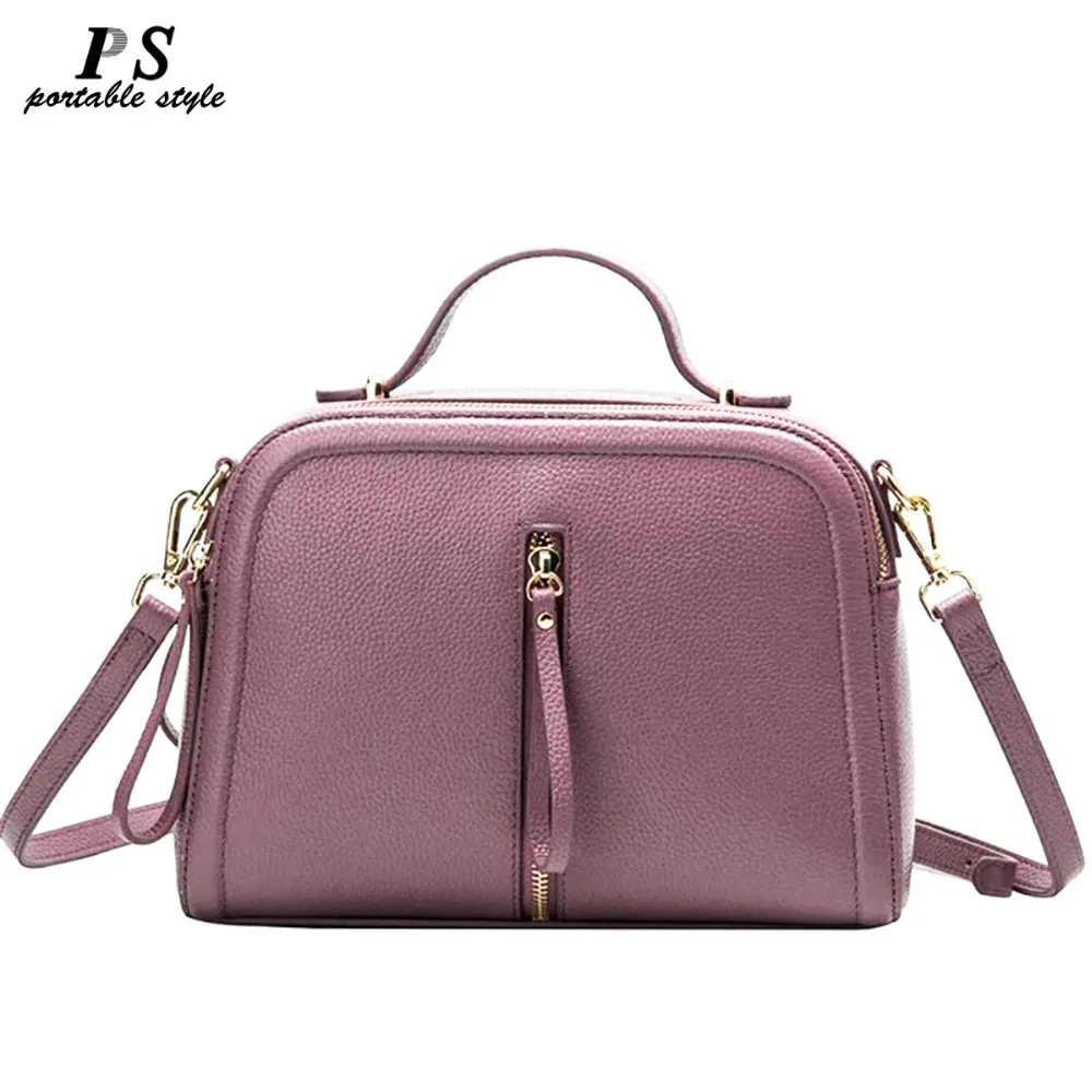 

High Quality 100% Genuine Leather Handbags Fashion Women Messenger Bags Bolsa Feminina Shoulder Bags Ladies Tote Bag Sac A Main