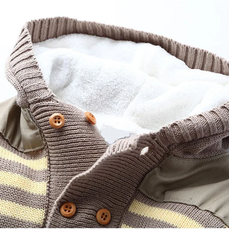 Monos de Invierno para bebés, mono de lana para niños y niñas Monos de Invierno para bebés, mono de lana para niños y niñas