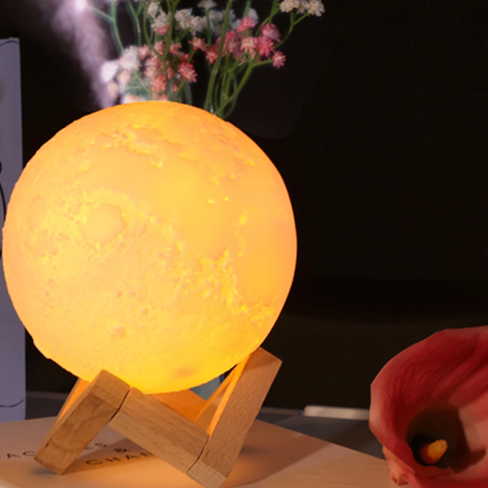 

YWXLight Usb Charging Led Light DC 5V Large Capacity 880ml Air Humidifier Atomizer With Led Night Light Indoor Home Room