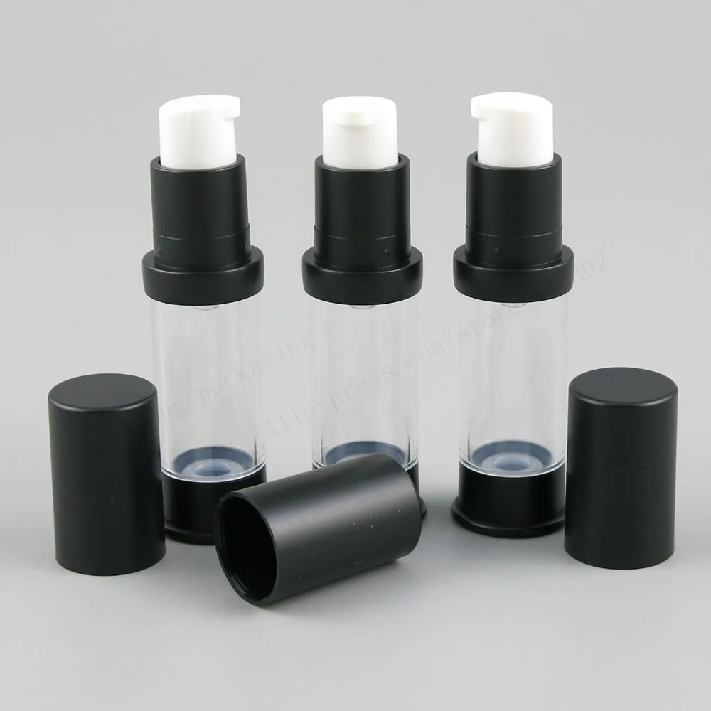 7ML Portable Refillable Cosmetic Airless Bottles Plastic Treatment Pump