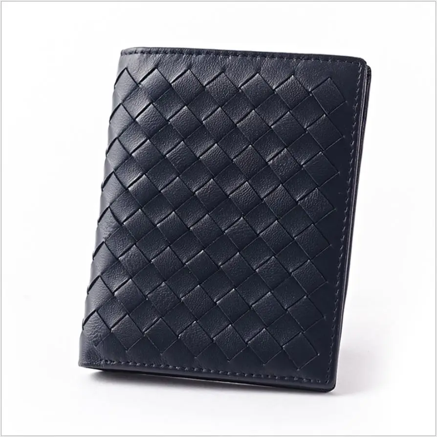 Sheepskin man wallet Genuine Leather Soft & High quality Short purse Black and Navy Blue Sheepskin man wallet Genuine Leather Soft & High quality Short purse Black and Navy Blue