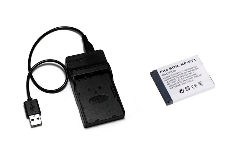 NP FT1 FT1 NPFT1 Battery + USB Charger for Sony DSC L1 DSC