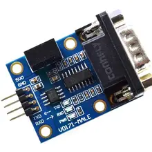 Фрезерный край золото RS232 SP3232 мужской последовательный порт rs232 к ttl к rs232 модуль изоляции сигнала питания ADI ADUM3201 MORNSUN B0505S