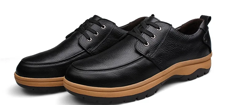 Eu54 Мужские кожаные туфли классические полуботинки для Для мужчин Бизнес кожаные туфли Для мужчин на шнуровке Повседневная обувь большой Размеры B172