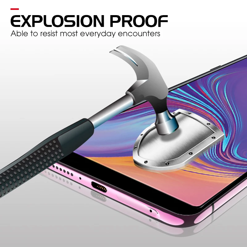 Защитное стекло 9D для Samsung Galaxy A30 A50 A7 A8 A9 2018 M10 M20 M30 M40 закаленное A10 A40 A70