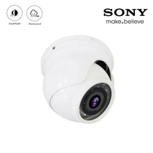 12 Uds. De Leds infrarrojos 5mp/4mp/2mp Color blanco al aire libre de detección facial IP66 Mini domo hemisferio CCTV vigilancia de seguridad AHD Cámara