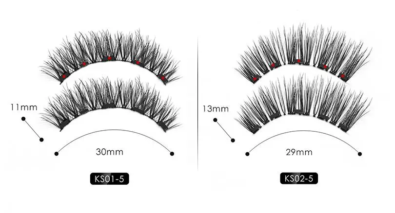 Магнитный жидкий подводка для глаз и магнитный ненастоящий ресницы и набор пинцетов