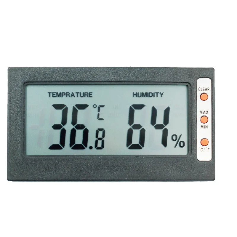 

Indoor Large Screen Digital Thermometer Hygrometer Temperature Gauge Humidity Meter Celsius Fahrenheit Conversion