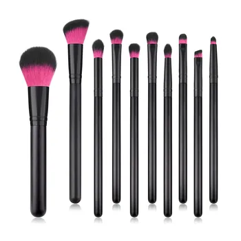 

10pcs Makeup Brushes Set Foundation Blush Powder Blending Cosmetic Make Up Brushes Contour Highlighter Brush Tools T10157