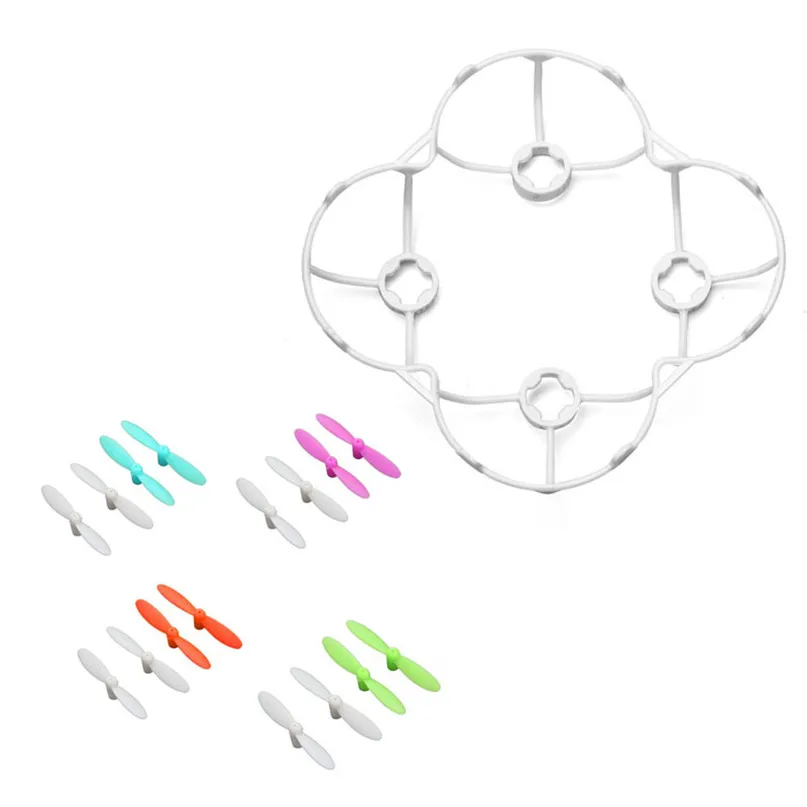 

Modern Cheerson CX-10 Part White Blade Guard Cover Protector with 16PCS Propeller Blade  WOct19